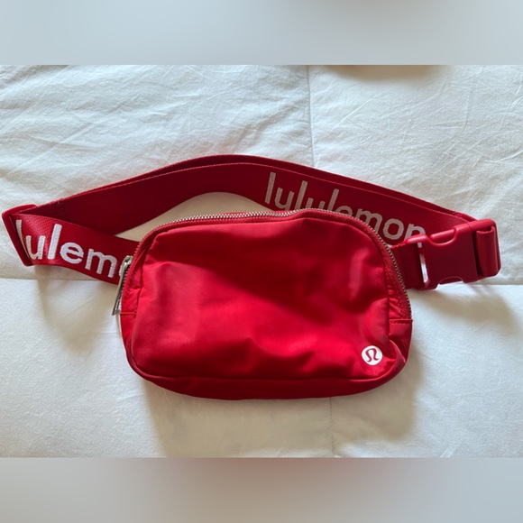 lululemon athletica Handbags - *exclusive* red lululemon educator everywhere belt bag